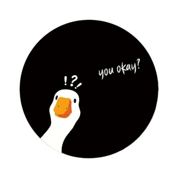 1 Piece - Goose On Guard Mouse Pad - Multicolor