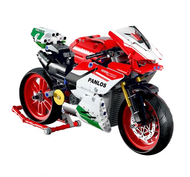 Panlos 1/8 Ducati 1299 Motorcycle Building Blocks (803 Piece) - 33cm Long