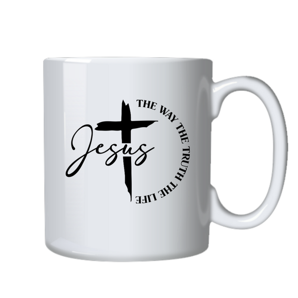 Jesus Way Life Truth Christian Theme Birthday Christmas Gift Cup Mug 402