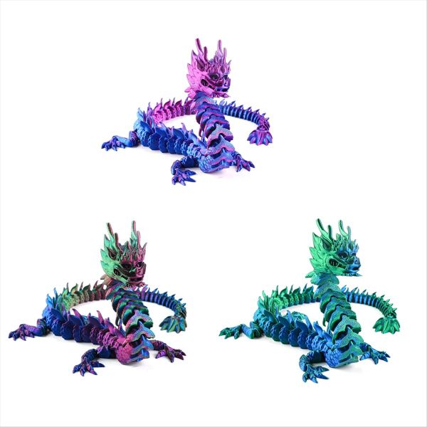 3D Printing Dragon In Eggs 33Cm Mobile Crystal Dragon Toy Home