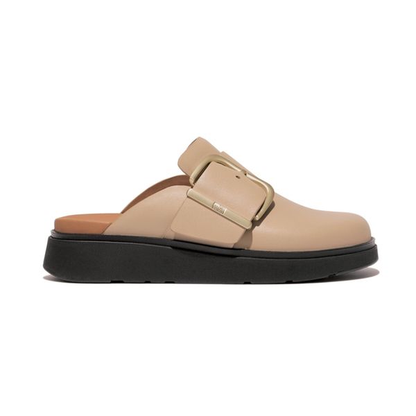 FitFlop Gen FF Maxi Buckle Mule Beige