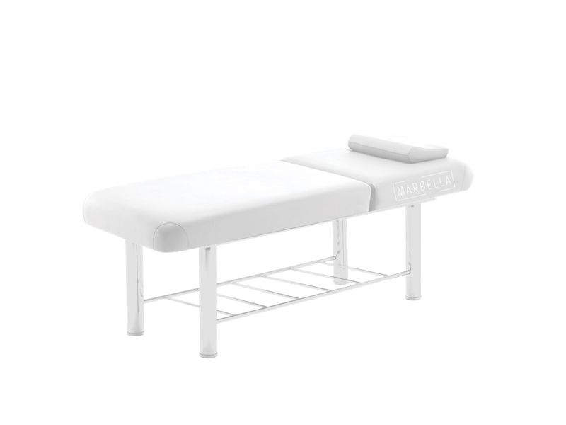 Marbella - Acacia Massage Bed with Steel Frame White
