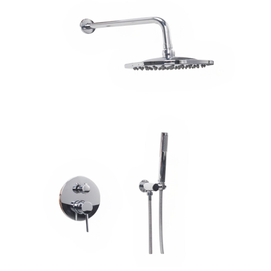 Trendy Taps Premium Quality Chrome Concealed Shower Set With Hose