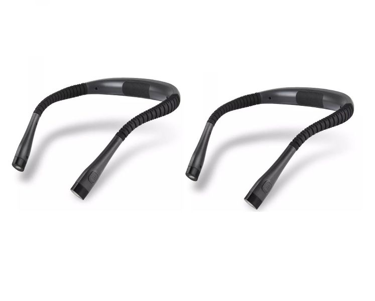 Rechargeable Flexible LED Reading/Working Neck Light (Black/Grey)
