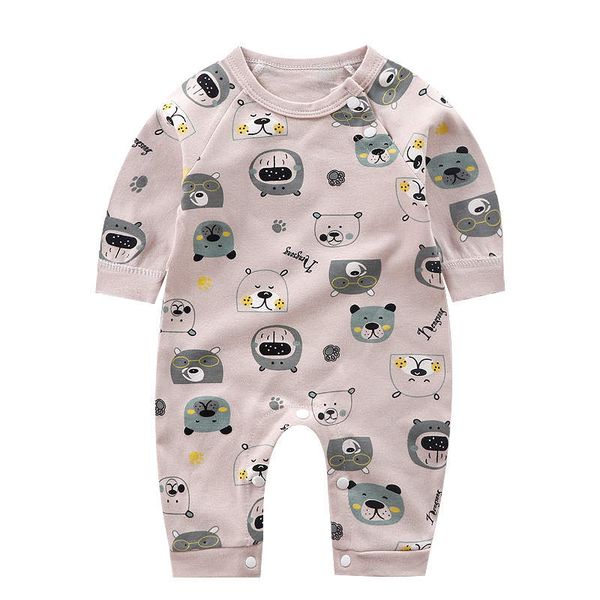 Baby Romper/One-Piece with Cute Bear Design