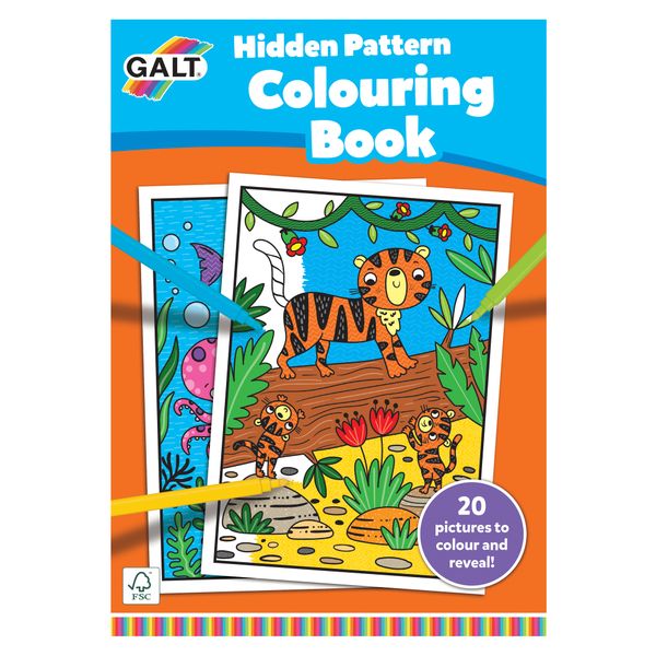 Galt toys Hidden Pattern Colouring Book