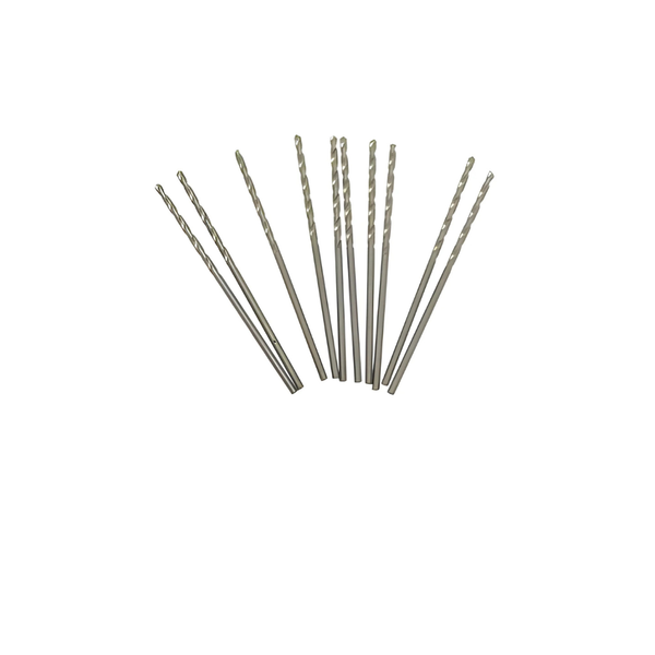 HKD 1.2mm High Speed Steel Twist Drill Bits - 10 Pack (HSS 4341)