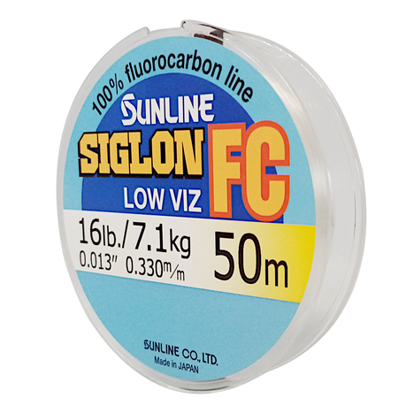 Siglon Fluorocarbon Leader Fishing Line 7.1KG/16Lb .33MM Colour Clear 50m  Spool, Shop Today. Get it Tomorrow!