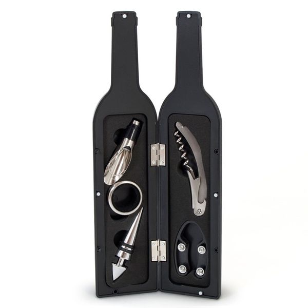 5 Wine Tools Set in Wine Bottle