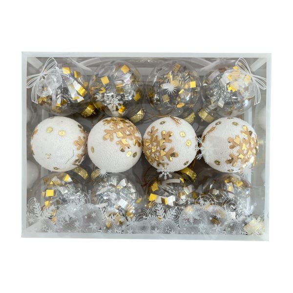 Christmas Tree 12 PC Ball Decorations