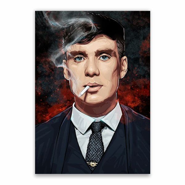 Thomas Shelby Smoking Poster - A1