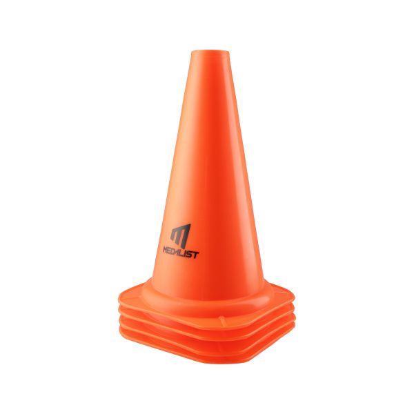Medalist 30cm Cones for Agility Training - 4 Pack