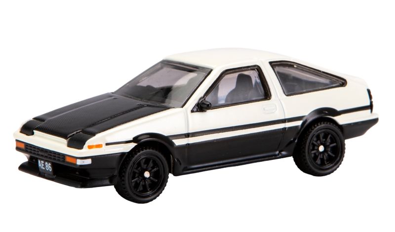 MSZ 1/64 Toyota AE86 (7.5cm Long) - White (With Collectors Case)