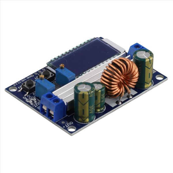 Adjustable Voltage Regulator Module with Lcd Display Compatible with None
