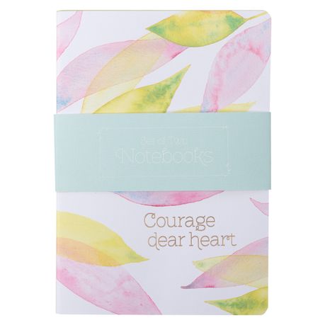 Two-Piece Notebook Set - Courage Dear Heart, Citrus Leaves Image