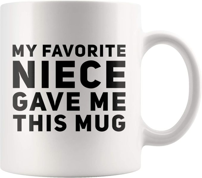 Favourite niece-Father's day-Mother's day-Valentines-Christmas Mug