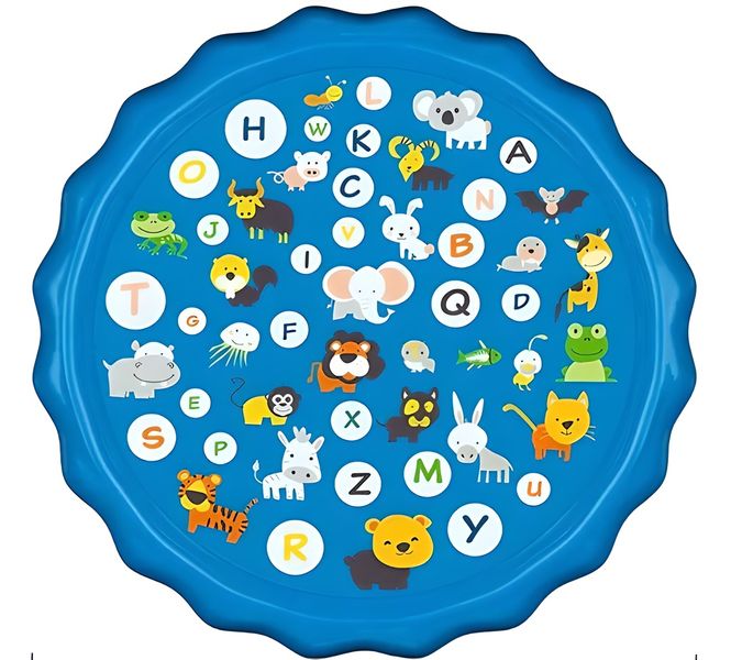 100cm Non-Slip Splash Pad | Kids Outdoor Water Play Mat for Toddlers