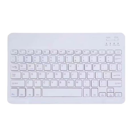 Wireless Versatile 10-Inch Square Key Bluetooth Mini Mute Keyboard - White Image