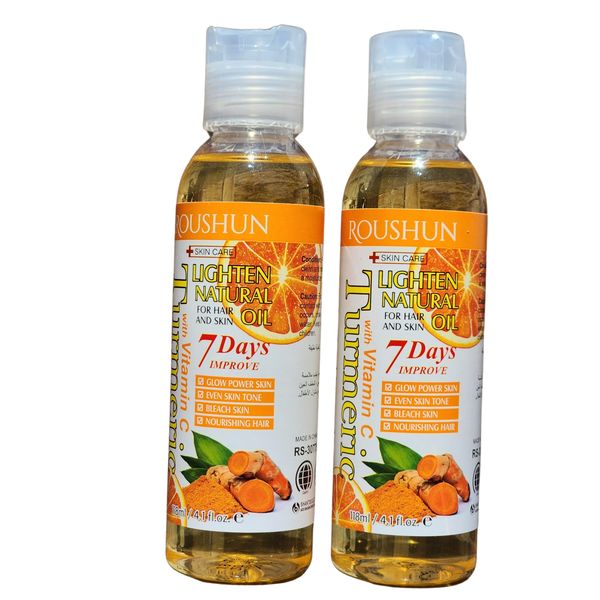 Roushun Turmeric With Vitamin C 7 Days Improve ( 2X118ml)