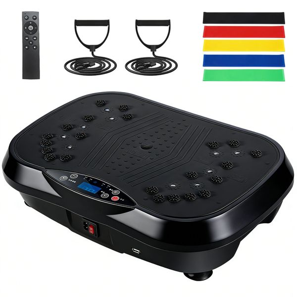 Vibration Plate Exercise Machine, Stand Shake Board for Full-Body Workout