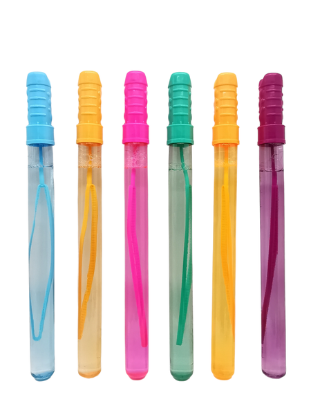 Bubble Wands Single Loop Kids Party Pack Toys - 6 Piece