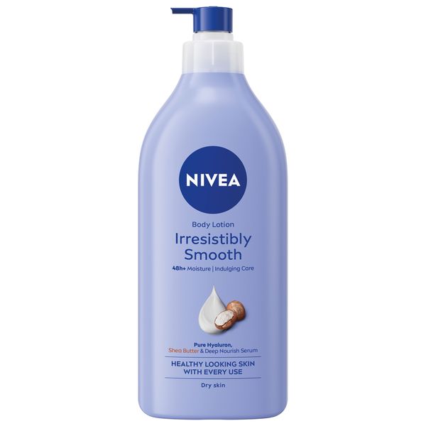 NIVEA Irresistibly Smooth Body Lotion with Deep Moisture Serum, 625ml