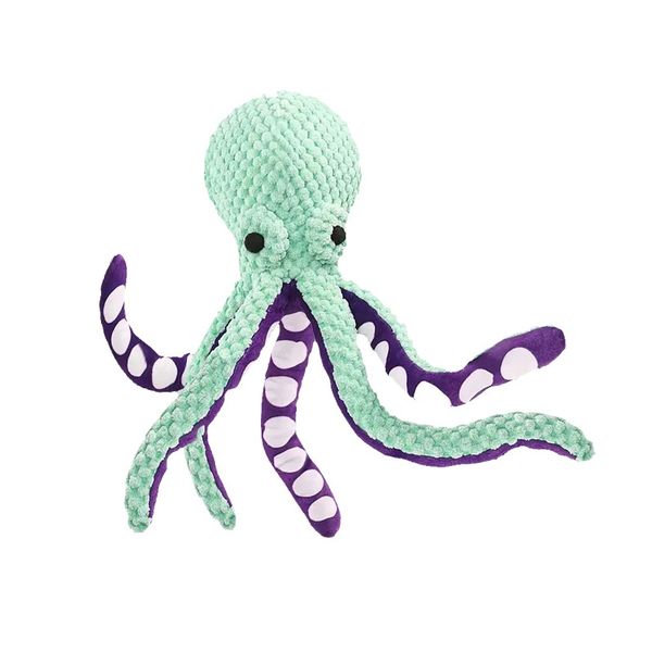 Squeaky Octopus Interactive Dog Toy Chew Reduce Boredom