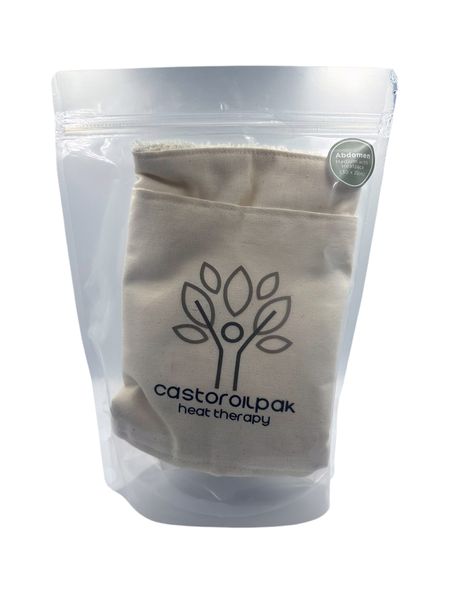 Castor Oil Pak Abdomen Medium With Heatpack - 30cm x 25cm