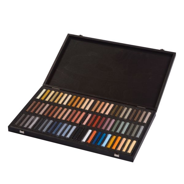 BlockX Soft Pastel 72 Pieces Wooden Box Set, Animals Assorted Colours