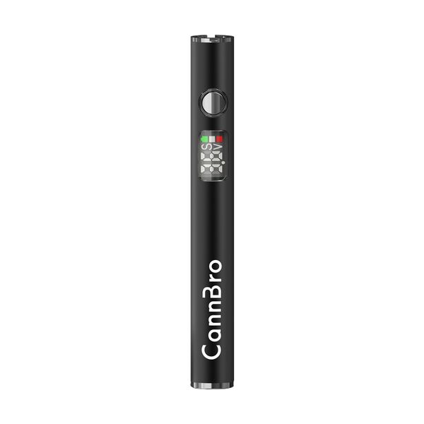 CannBro 510 Vape Button Battery with Display-Silver