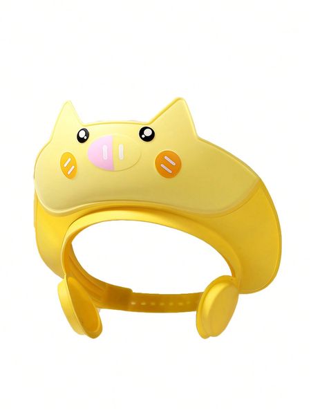 Cute Pig Baby Shampoo Cap - Adjustable Headband with Soft Ear Protection