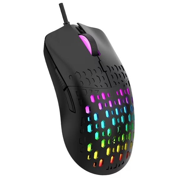 Wired 6 Keys Mouse Colorful Lighting Gaming Compatible With Apple IOS System