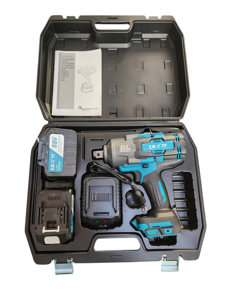 88V 3/4 Inch Brushless Impact Wrench for Busses/Trucks - Cordless ZMTF