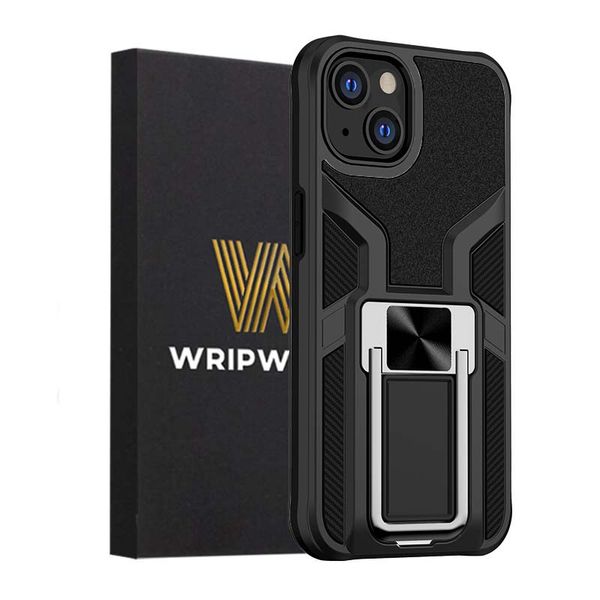 Premium Kickstand Plus Case &amp; Tempered Glass for iPhone 13 Mini - Silver