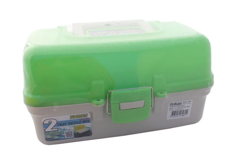 Prohunter 2 Tray Tackle Box - Green