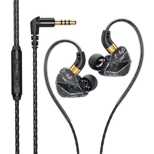 Wired Earphones 3.5mm Cable Headphones Handsfree Bass Stereo For Phones
