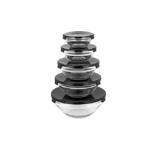 Mento Ttletmplt test Glass Dessert Bowl Set 5 piece