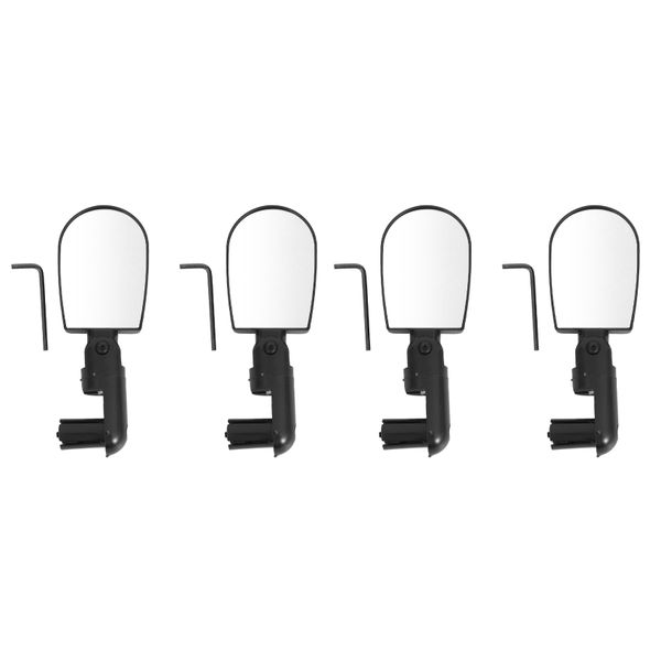 Bar End Bicycle Mirrors For Handlebars 4Pcs Safe Rearview Mirror