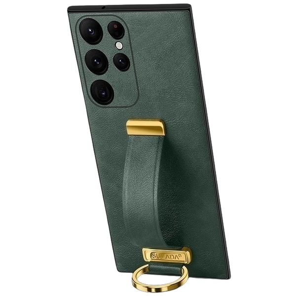 Durable Leather Phone Case Compatible with Samsung Galaxy S25 S24 S23 Ultra