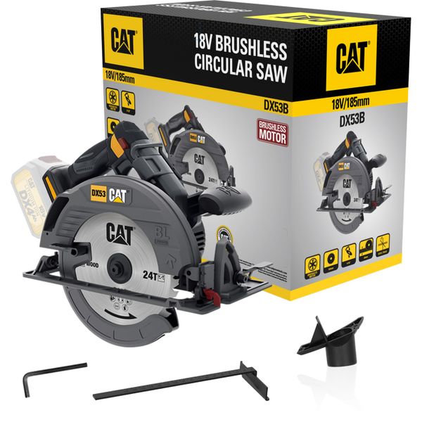 CAT Circular Brushless Saw 18V 185mm