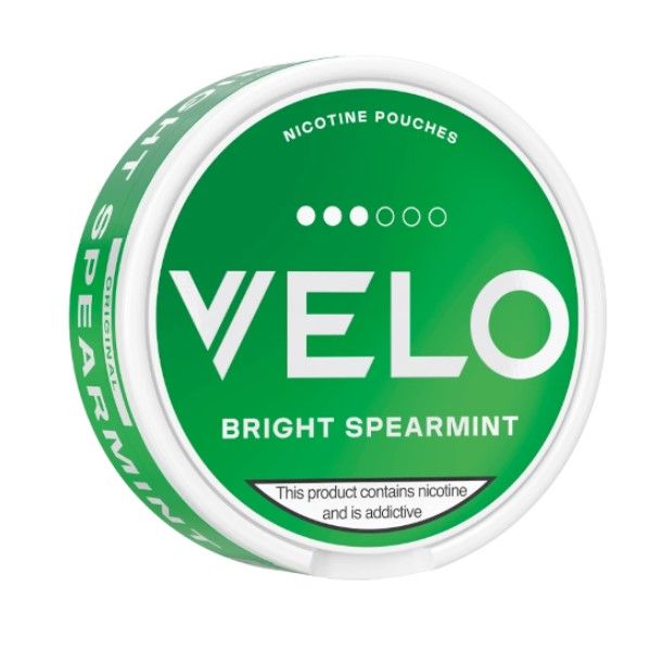 Velo Slim Nicotine Pouches - Bright Spearmint 10mg - 1 Pack (20 Pouches)