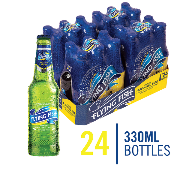 Flying Fish Pressed Lemon Flavoured Beer 24 x 330ml Bottle