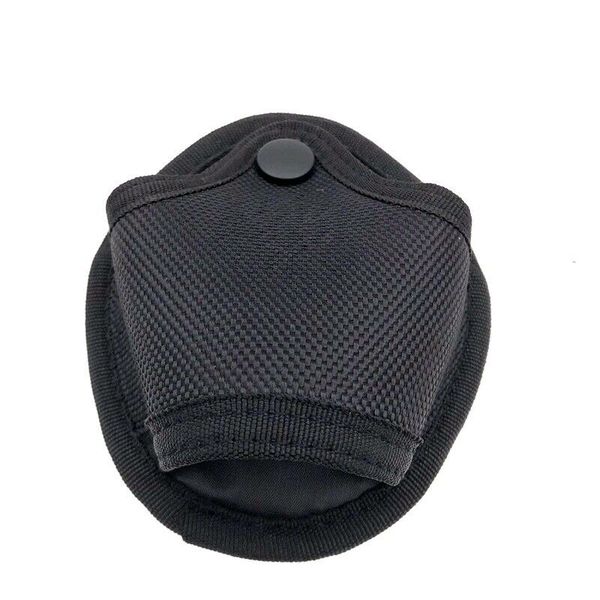 Black Heavy Duty Handcuff Cuff Tactical Belt Cas image