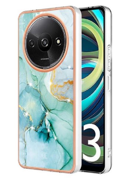 TEKRON Marble Design Slimfit Shockproof Case Compatible: Xiaomi Redmi A3
