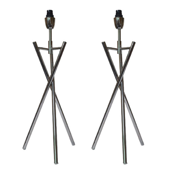 Litex Lamps Tripod Table Lamp Twin Pack