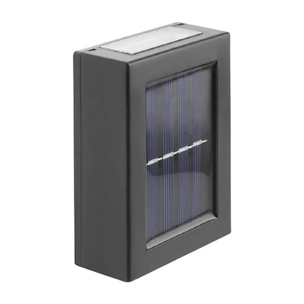 Waterproof 2 Sided Solar Powered Motion Sensor White Light