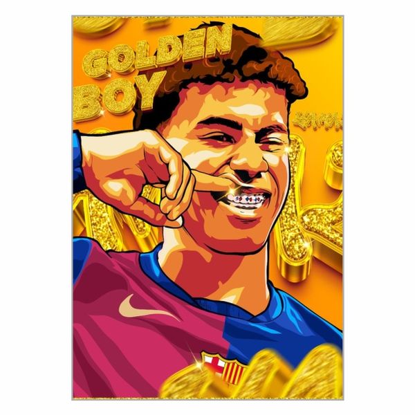 Yamal Golden Boy Poster - A1