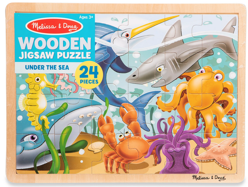 Melissa &amp; Doug Under the Sea Jigsaw - 24 Piece