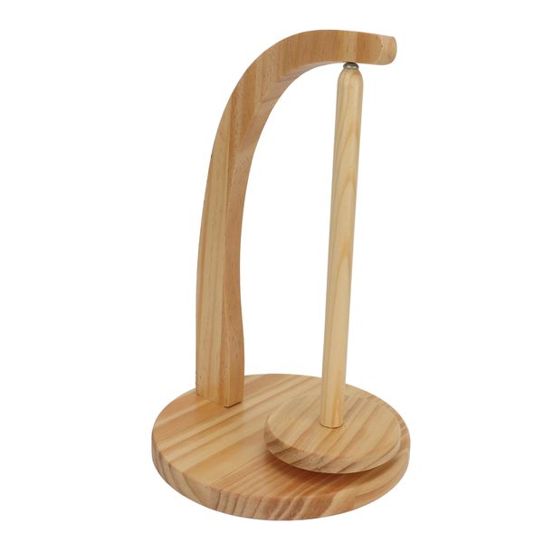 Rotatable Wooden Yarn Holder for Knitting