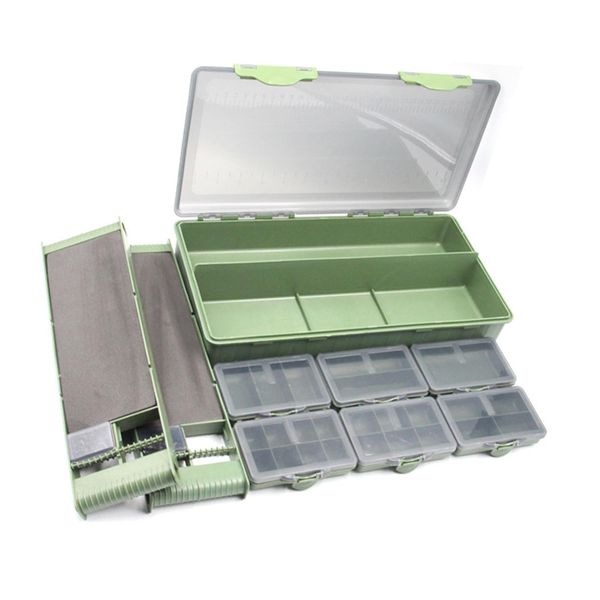 European Carp Fishing Tackle Set, PP Plastic Small Accessory Boxes